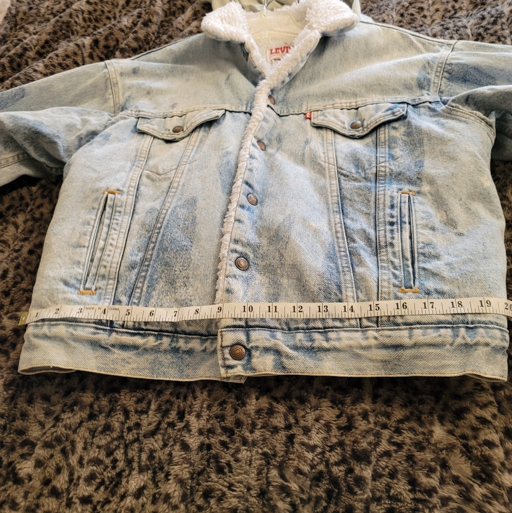 VINTAGE Levi's Sherpa Lined Jacket - Picture 8 of 12